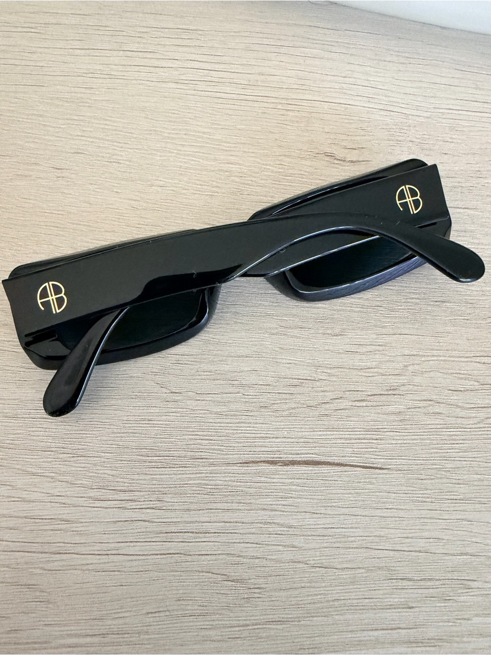 Anine Bing Black Napa Sunglasses - Picture 2 of 6